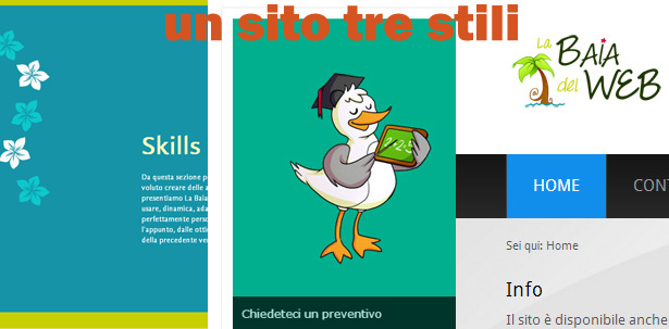 immagine tre stili sito