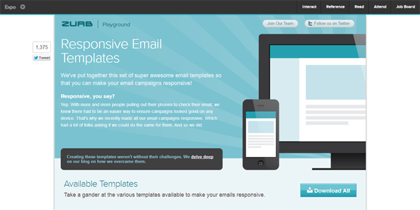 Responsive Email Templates  by ZURB