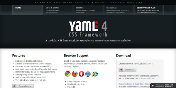 YAML CSS Framework