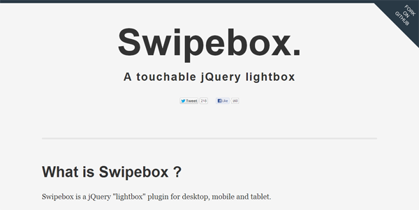 Swipebox