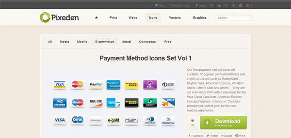 Payment Method Icons 
