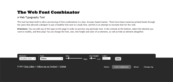 The Web Font Combinator